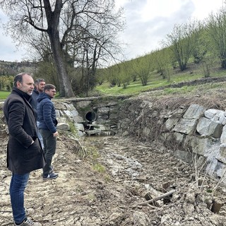 I lavori sul rio Baracchi