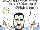Salvini e l'approvazione del ponte sullo stretto di Messina, la nuova vignetta di Danilo Paparelli Salvini e l'approvazione del ponte sullo stretto di Messina, la nuova vignetta di Danilo Paparelli