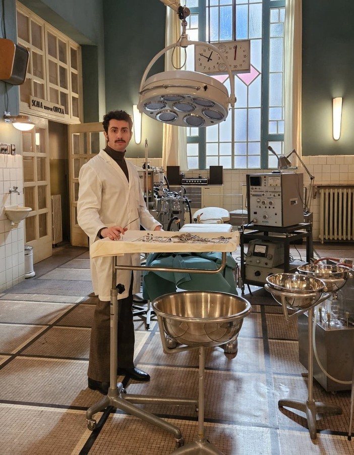 Chamir Colasurdo sul set di "Cuori 3" in onda su Rai Uno