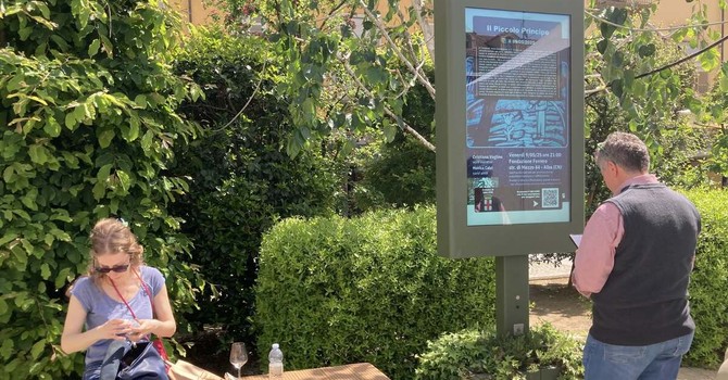 Totem digitali di Alba, nuovo allestimento per la presentazione del programma "Capitale dell’Arte contemporanea" Totem digitali di Alba, nuovo allestimento per la presentazione del programma "Capitale dell’Arte contemporanea"