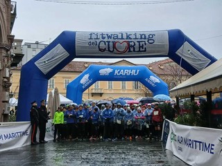 Saluzzo 2026, momenti del 23° Fitwalking del cuore