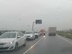 La coda dovuta all'incidente in tangenziale