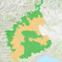 In arancione le zone interessate dalla limitazione