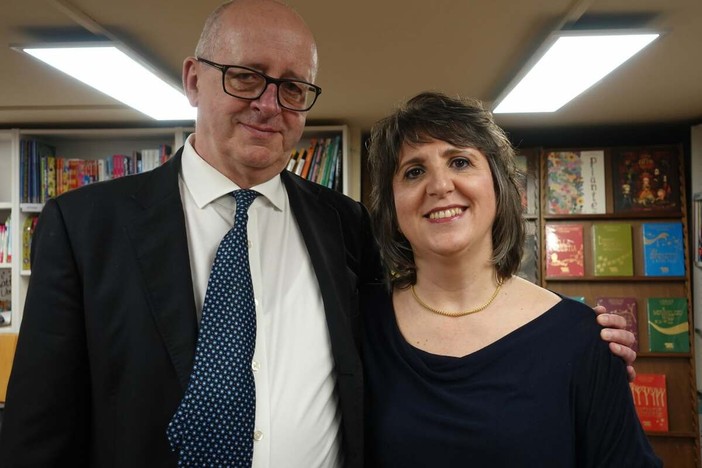 Silvia Gullino con Marco Lamberti Silvia Gullino con Marco Lamberti
