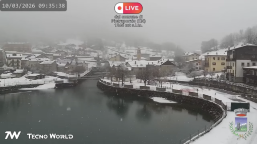 Provincia Granda, la perturbazione riporta la neve sopra i 1300 metri