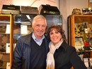 Silvia Gullino con il campione di ciclismo Francesco Moser