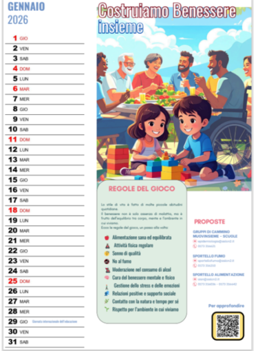 “I giorni della salute”: il calendario 2026 dell’Asl Cn2 per costruire benessere, mese dopo mese