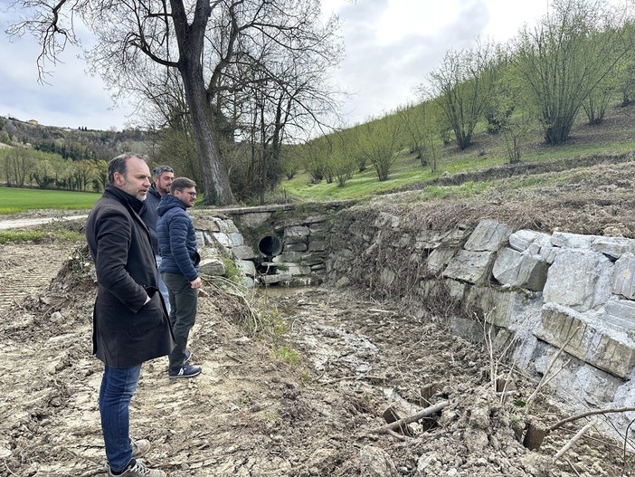 I lavori sul rio Baracchi I lavori sul rio Baracchi