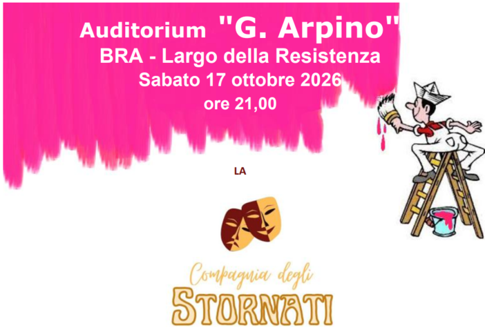 "Prestazione occasionale" va in scena all'Auditorium Arpino di Bra