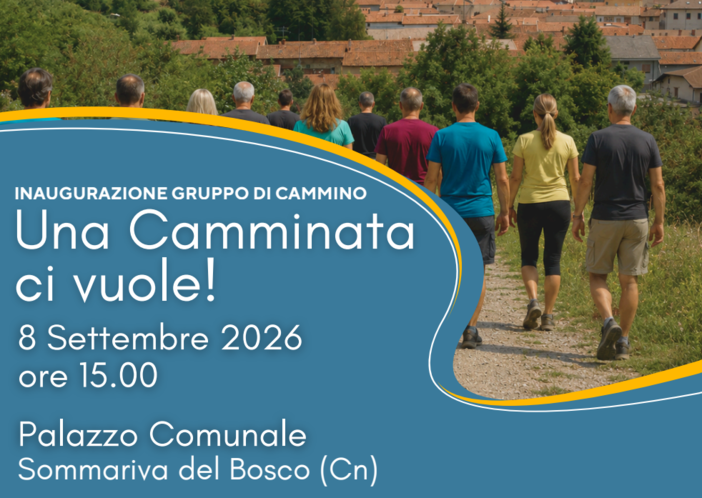 Sommariva del Bosco, nasce il Gruppo di Cammino “Una Camminata ci vuole!” Sommariva del Bosco, nasce il Gruppo di Cammino “Una Camminata ci vuole!”