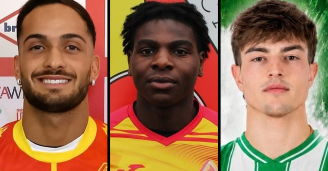 I tre imputati, da sinistra Alessio Rosa, Christ Mawete, Fausto Perseu