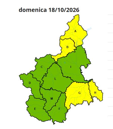 METEO / Allerta nelle Valli Belbo e Bormida: domani scatta il codice giallo METEO / Allerta nelle Valli Belbo e Bormida: domani scatta il codice giallo