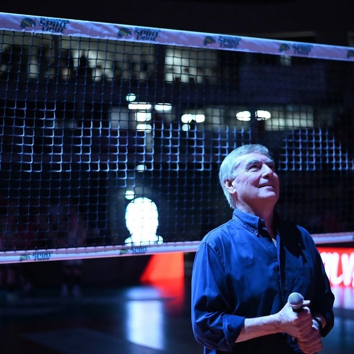 Silvano Prandi durante la festa al "Palestra" di Chaumont (Foto CVB52)