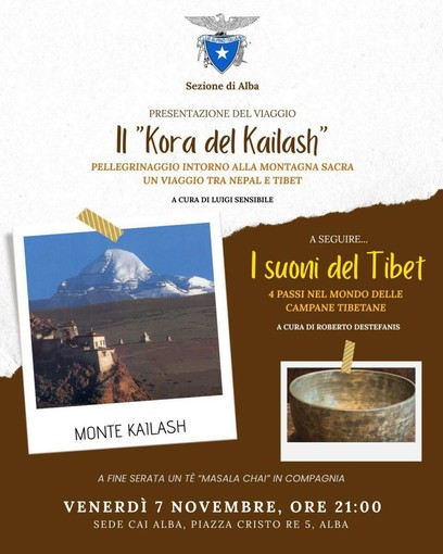 Alba, un viaggio attorno al Monte Kailash con le immagini di Luigi Sensibile
