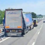Disagi sull'A21, un tir ha perso il carico sulla carreggiata [VIDEO]