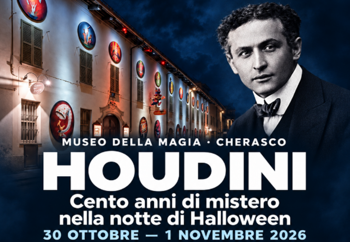 Cento anni dal mito di Houdini: al Museo della Magia di Cherasco un weekend speciale per Halloween
