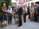 I tartufai dell'associazione roerina tra quanti hanno accolto il presidente della Repubblica Sergio Mattarella durante la sua visita ad Alba