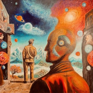 L'opera di IOL dal titolo 1920, che sarà esposta nella Galleria Roccart, a Firenze