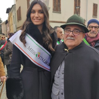 Tino Marolo con miss Italia Francesca Bergesio