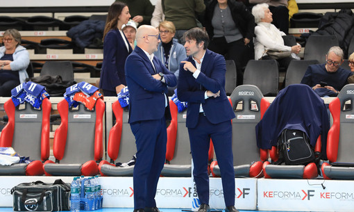 Matteo Battocchio con il DS Paolo Brugiafreddo a Trento (Foto Beatrice Bramardi) Matteo Battocchio con il DS Paolo Brugiafreddo a Trento (Foto Beatrice Bramardi)