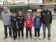 Terzo da dx il vincitore degli under 12 Tiago Biglione dell'Auxilium Saluzzo Terzo da dx il vincitore degli under 12 Tiago Biglione dell'Auxilium Saluzzo