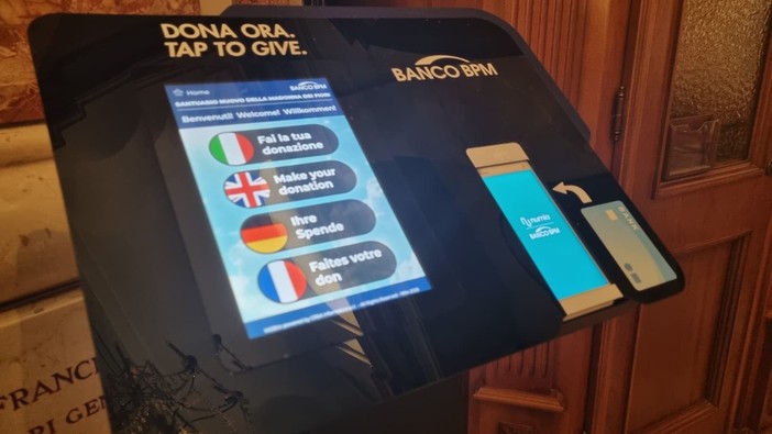 Bra, arrivano i totem per le offerte digitali al Santuario della Madonna dei fiori Bra, arrivano i totem per le offerte digitali al Santuario della Madonna dei fiori