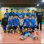 I cadetti del VBC Mondovì dopo la vittoria