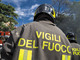 Incidente a Bagnolo Piemonte, volontari dei vigili del fuoco di Barge mettono in sicurezza il mezzo
