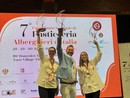 Vittoria Tibaldi e Sara Appendino e il professor Rosario Torre