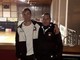 L’atleta Varetto Marco con il presidente ASD Judo Valle Maira Diego Penone