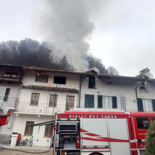 L'incendio in via San Carlo