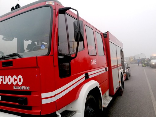 Scontro frontale a Bastia Mondovì: chiusa la Fondovalle Tanaro Scontro frontale a Bastia Mondovì: chiusa la Fondovalle Tanaro