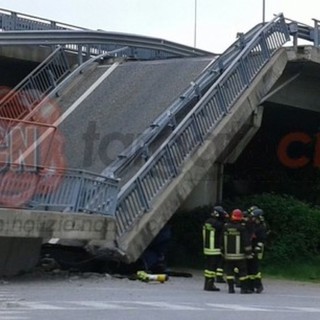 Il 18 aprile 2017 il crollo del viadotto sulla tangenziale di Fossano