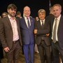 I tre sindaci di Novello, Cerretto Langhe e Niella Belbo col principe Alberto di Monaco