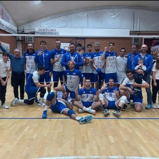 I monregalesi al termine della partita vinta contro Limbiate