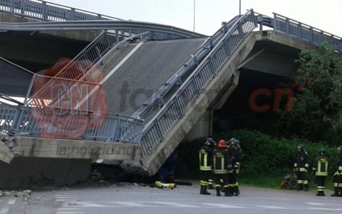 Il 18 aprile 2017 il crollo del viadotto sulla tangenziale di Fossano