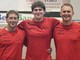 La formazione di B1: Alessandro Soraci, Andrea Garello, Mattia Garello