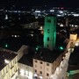 Le torri di Alba si illuminano di verde per la Giornata Nazionale sulla SLA