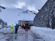 Colle della Maddalena, proseguono le operazioni di sgombero neve e rimozione dei mezzi bloccati [FOTO]