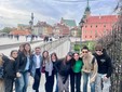 Foto di gruppo degli studenti a Varsavia