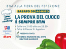 BTM porta in scena “La Prova del Cuoco – È sempre BTM” alla 76ª Fiera del Peperone di Carmagnola BTM porta in scena “La Prova del Cuoco – È sempre BTM” alla 76ª Fiera del Peperone di Carmagnola