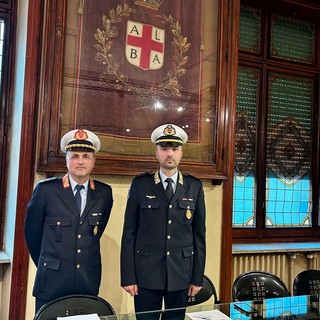 Il comandante Antonio Di Ciancia e il vice comandante Paolo Tosco