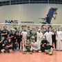 La squadra del Cuneo Volley, targata Altadawi, dopo la vittoria contro i mongoli La squadra del Cuneo Volley, targata Altadawi, dopo la vittoria contro i mongoli