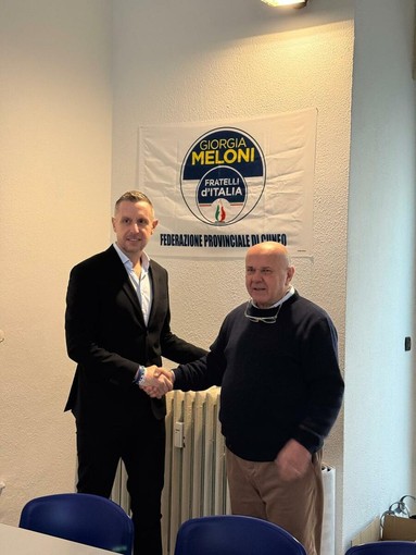 Il sindaco di Roccavione Paolo Giraudo aderisce a Fratelli d’Italia