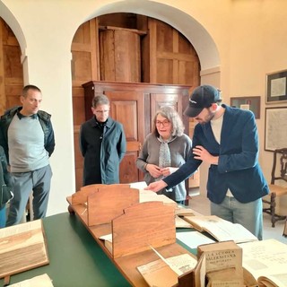 Saluzzo, visita alla mostra "Dalla Cura della Terra alla Salute del Corpo e dell'Anima.Cultura e Benessere nelle immagini del Tacuinum sanitatis" con gli ospiti Veneziani e Manguel Saluzzo, visita alla mostra "Dalla Cura della Terra alla Salute del Corpo e dell'Anima.Cultura e Benessere nelle immagini del Tacuinum sanitatis" con gli ospiti Veneziani e Manguel