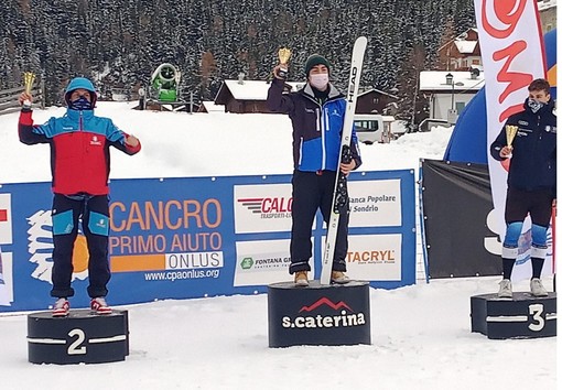 Sci alpino: Fabio Allasina secondo Aspirante nel gigante FIS-NJR di Santa Caterina Valfurva