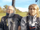 Giovanni Aimo e Adele Gesso in un frame di video realizzato da Gianni Scarpace