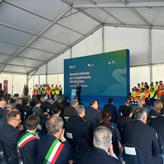 La cerimonia ufficiale per il completamento dell'Asti-Cuneo