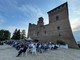 Il castello di Grinzane Cavour, sullo sfondo dell'assemblea dei Soci Egea