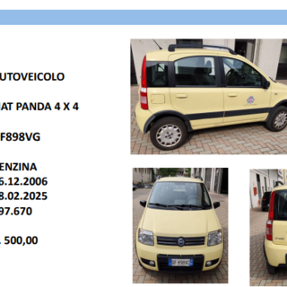 Comune di Bra: asta pubblica per la vendita di tre autoveicoli